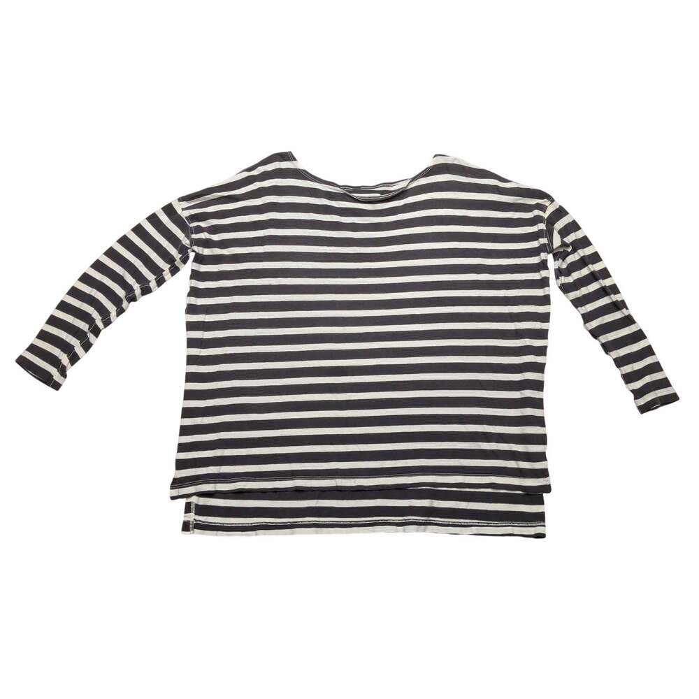 The Great. Oversized Striped Long Sleeve T Shirt Women's 2/Medium Preppy Casual